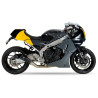 IXRace Uitlaatsysteem MK2 Forged | Carbon | Yamaha XSR900