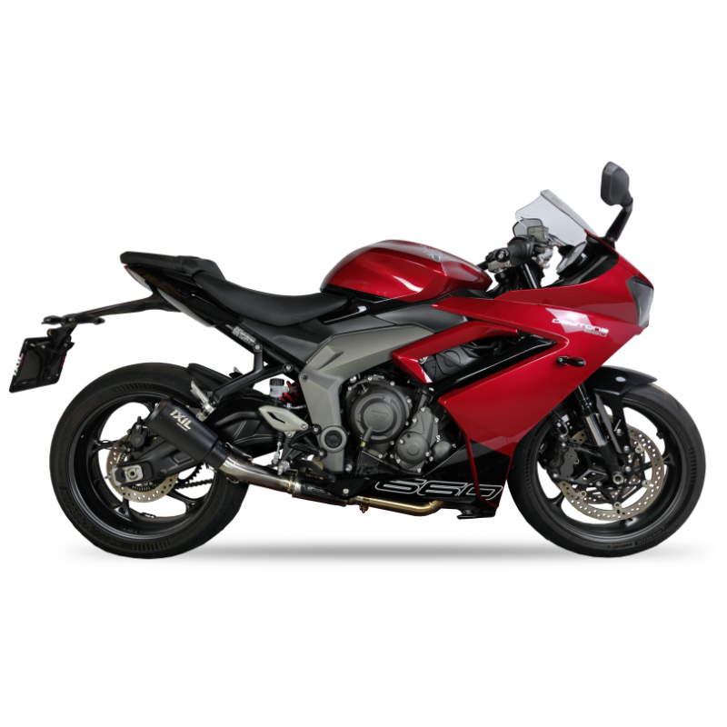 IXIL Uitlaatsysteem Race Xtrem RB | Zwart | Triumph Daytona 660