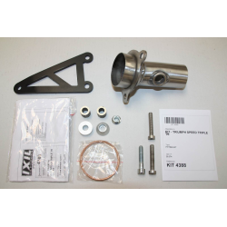 IXIL Uitlaat (laag) Hexoval Xtrem EVO SOVE | Zilver | Triumph Speed Triple 1050