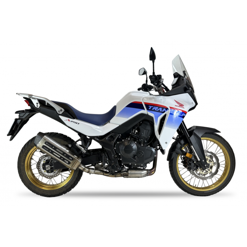 IXIL Uitlaat Mega Xtrem Trail MXT | Zilver | Honda XL750 Transalp