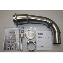 IXIL Uitlaat links Hexoval Xtrem EVO SOVE | Zilver | Honda VTR1000F