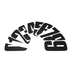 Bike-It Nummer Race Deluxe 8" (10 stuks)
