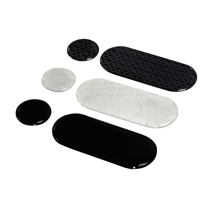 Bike-It Stickers Spots & Stripes Protectie (24-delig) - Black
