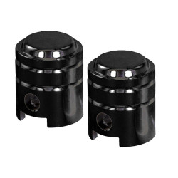 Bike-It Ventieldoppen Small Piston - Zwart