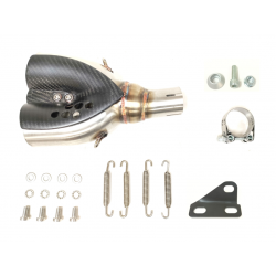 IXIL Uitlaat Dual Race Xtrem 2RB | Zilver | Ducati 937 DesertX