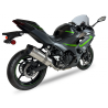 IXIL Uitlaat Hexoval Xtrem EVO SOVE | Zilver | Kawasaki Ninja 400/500 & Z400/Z500