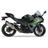 IXIL Uitlaat Hexoval Xtrem EVO SOVE | Zilver | Kawasaki Ninja 400/500 & Z400/Z500