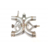 IXIL Uitlaat links Ironhead Conical OVC11SS | Zilver | Triumph Speed Twin 1200 & Thruxton 1200/R/RS
