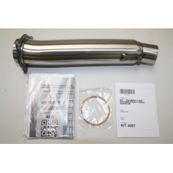 IXIL Uitlaat Hexoval Xtrem EVO SOVE | Zilver | Triumph Speed Triple 955i