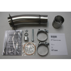 IXIL Uitlaat Hexoval Xtrem EVO SOVE | Zilver | Suzuki SV 650 N/S