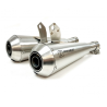 IXIL Uitlaat rechts Ironhead Conical OVC11SS | Zilver