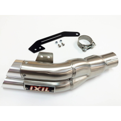 IXIL Uitlaat Dual Hyperlow L2X | Zilver | Suzuki GSX-R600/GSX-R750