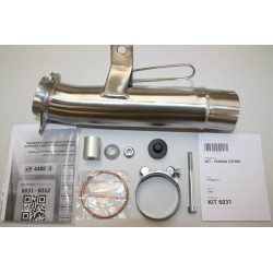 IXIL Uitlaat Hexoval Xtrem EVO SOVE | Zilver | Honda CB500(+S)