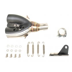 IXIL Uitlaat Dual Race Xtrem 2RB | Zilver | Ducati 937 Monster