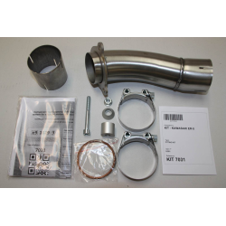 IXIL Uitlaat Hexoval Xtrem EVO SOVE | Zilver | Kawasaki ER-5