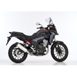 Shark Uitlaat DSX-5 | Zwart/Zilver | Honda CB500 Hornet & CBR500R/NX500