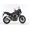 Shark Uitlaat DSX-5 | Zwart/Zilver | Honda CB500 Hornet & CBR500R/NX500