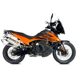 IXRace Uitlaat Desert | Zilver | KTM 790/890 Adventure & 890 SMT
