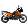 IXRace Uitlaat Desert | Zilver | KTM 790/890 Adventure & 890 SMT