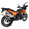 IXRace Uitlaat Desert | Zilver | KTM 790/890 Adventure & 890 SMT