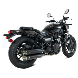 IXRace Uitlaat | Zwart | Kawasaki Eliminator 500