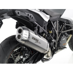 BOS Exhaust Desert Fox | Silver | KTM 1090 Adventure/1290 Super Adventure
