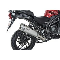 BOS Uitlaat Desert Fox | Zilver | Triumph 1200 Tiger