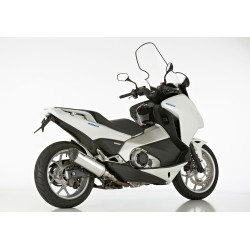 Shark Uitlaat DSX-5 | Zwart/Zilver | Honda NC750D Integra