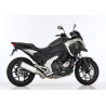 Shark Uitlaat DSX-5 | Zwart/Zilver | Honda NC700D/NC750D Integra & NC700S/NC700X/NC750S/NC750X