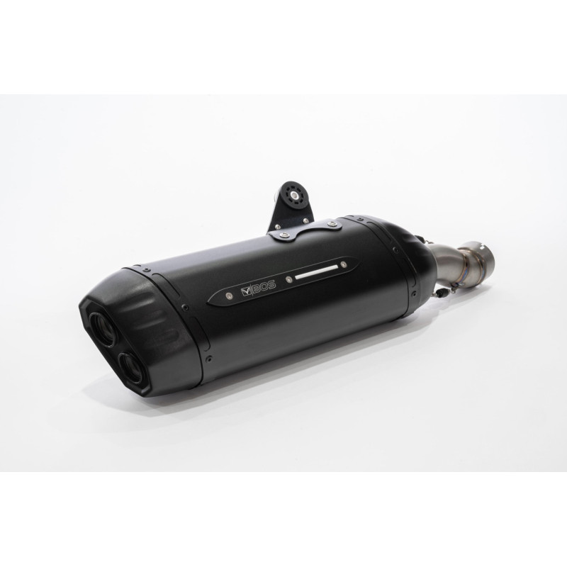 BOS Uitlaat Desert Fox Black Edition | Zwart | BMW R1200R/R1200RS