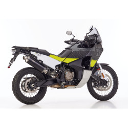 Shark Uitlaat Trophy | Zwart/Zilver | Husqvarna 901 Norden & KTM 790 Adventure R & 790/890 Adventure & 890 Adventure R & 890 SMT