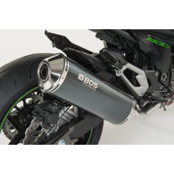 BOS Exhaust Oval 120 | Carbon | Kawasaki Z800