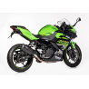 Shark Uitlaat DSX-10 | Zwart | Kawasaki Ninja 400 & Z400