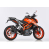 Shark Uitlaat DSX-10 | Zwart | Husqvarna 125/401 Svartpilen & 401 Vitpilen & KTM 125/250/390 Duke & 125/390 RC