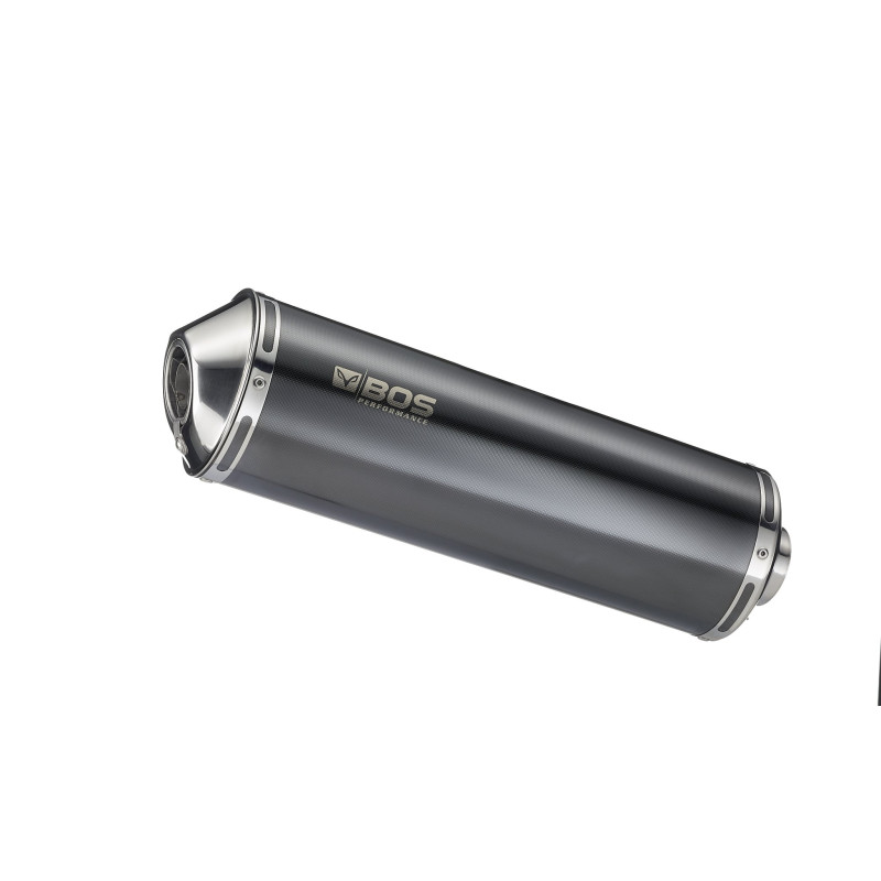 BOS Exhaust Oval 120 | Carbon | Yamaha 1000 FZ1 (+ Fazer)