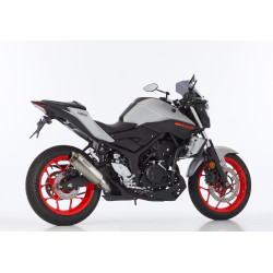 Shark Exhaust SRC-4 | Silver | Yamaha MT03 & YZF R3