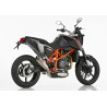 Shark Exhaust SRC-4 | Silver | KTM 690 Duke & 690 Duke R