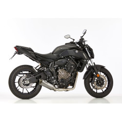 Shark Exhaust System SCR-4 | Silver | Yamaha MT07