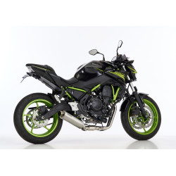 Shark Uitlaatsysteem SCR-4 | Zilver | Kawasaki Ninja 650 & Z650(+RS/+S)