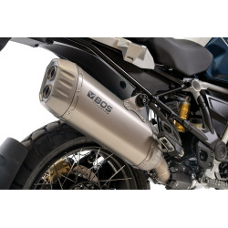 BOS Exhaust Desert Fox Titanium Edition | Silver | BMW R1250GS