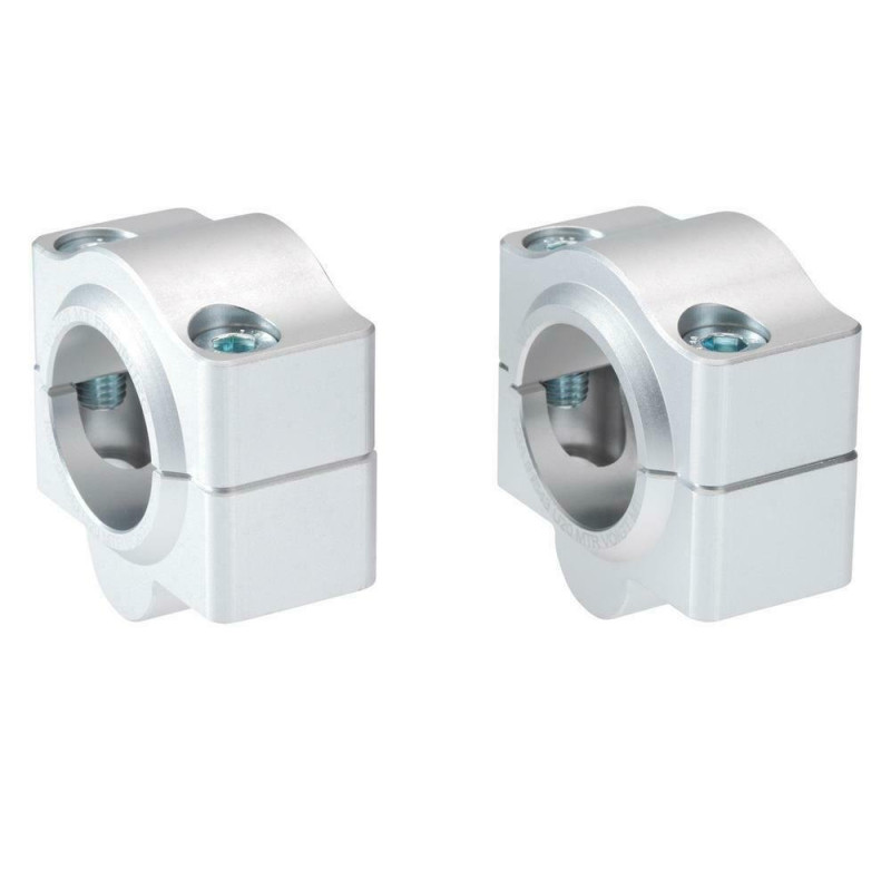 Voigt-MT Conversiekit naar Fat-bar U20A_BMW 20mm | Zilver | BMW R100GS