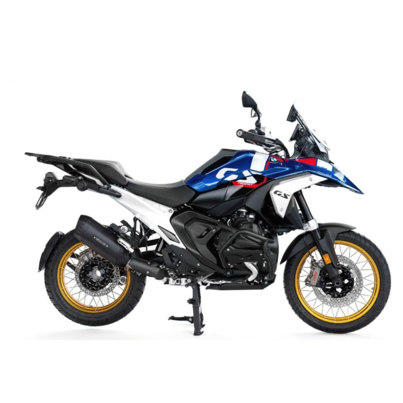 BOS Uitlaat Desert Fox Black Edition Double D | Zwart | BMW R1300GS