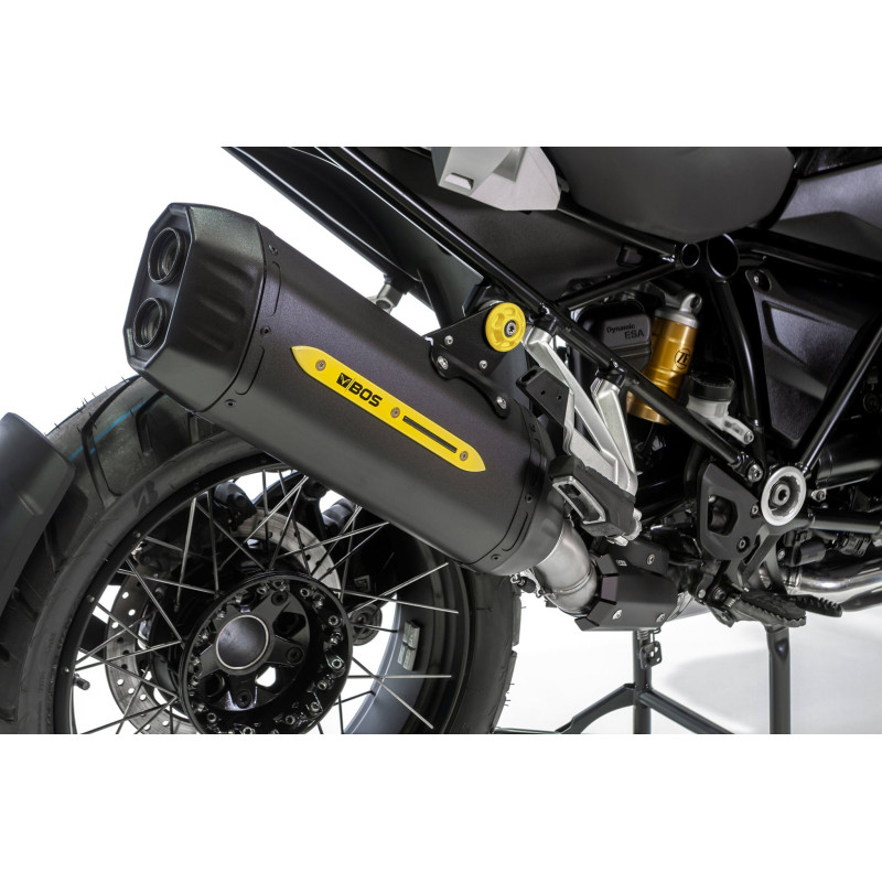 BOS Uitlaat Desert Fox Black Edition | Zwart | BMW R1250GS