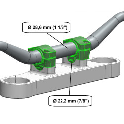 Voigt-MT Conversiekit naar Fat-bar U20A 20mm | Suzuki GSF400 Bandit