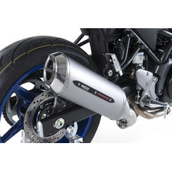 BOS Uitlaat Street Fox | Zilver | Suzuki SV650 (N/S)