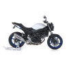 BOS Uitlaat Street Fox | Zilver | Suzuki SV650 (N/S)