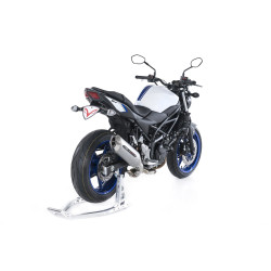 BOS Exhaust Street Fox | Silver | Suzuki SV650 (N/S)