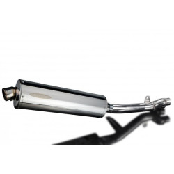 Delkevic Exhaust Oval | Silver | Honda NT650V Deauville