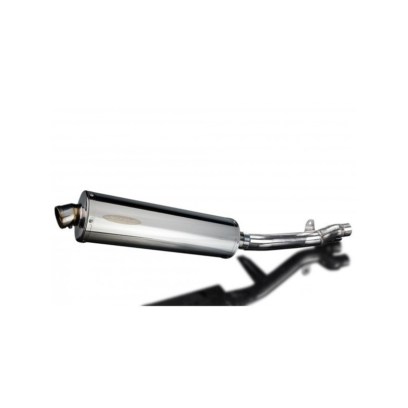 Delkevic Exhaust Oval | Silver | Honda NT650V Deauville