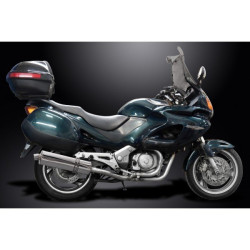 Delkevic Exhaust Oval | Silver | Honda NT650V Deauville